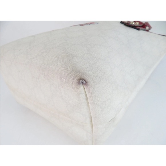 Gucci Cream and Red Love Tote - Picture 6 of 14